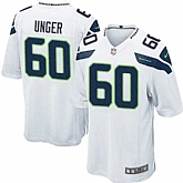 Nike Men & Women & Youth Seahawks #60 Unger  White Team Color Game Jersey,baseball caps,new era cap wholesale,wholesale hats